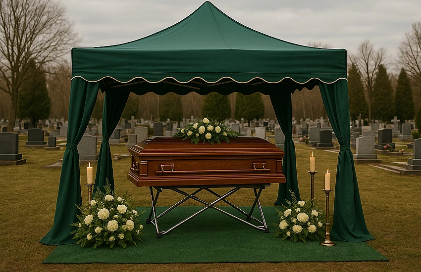 Beerdigungszelt